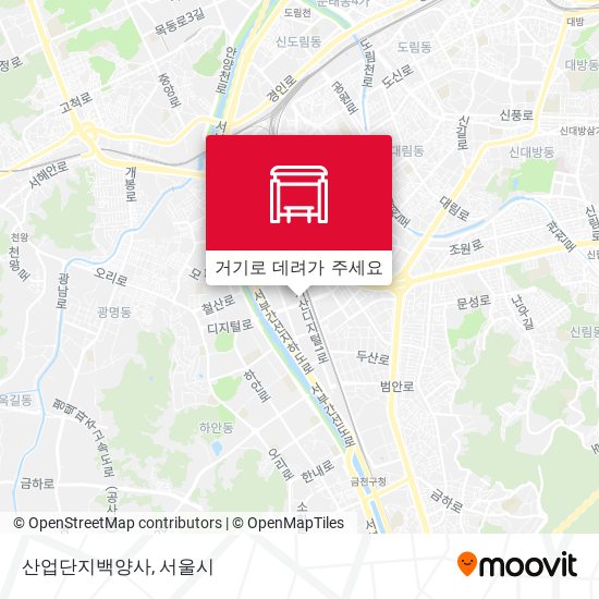 산업단지백양사 지도