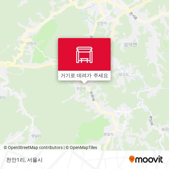 천안1리 지도