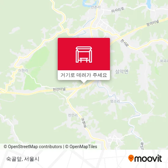 숙골앞 지도