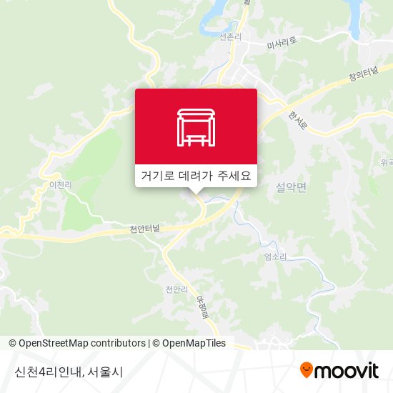 신천4리인내 지도