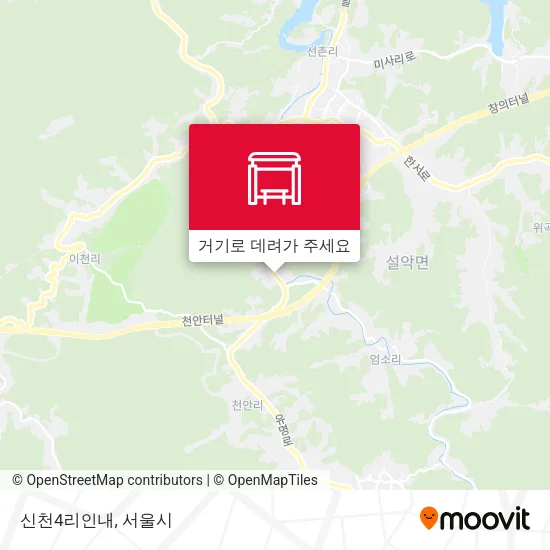 신천4리인내 지도