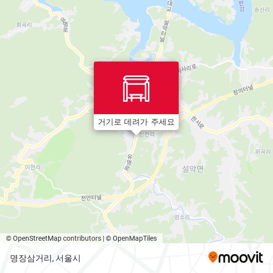 명장삼거리 지도