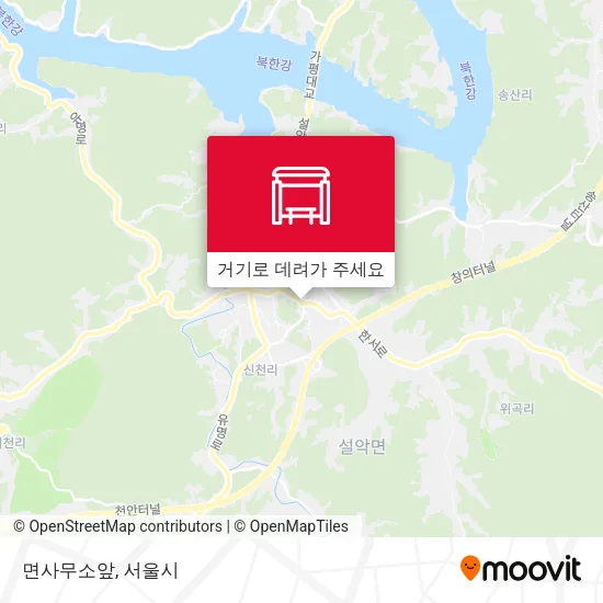 면사무소앞 지도