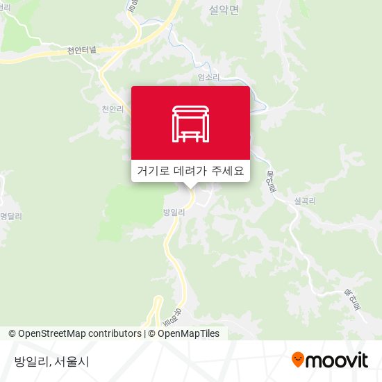 방일리 지도