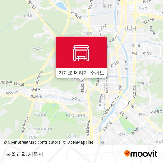 불꽃교회 지도