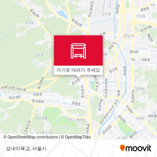 성내미육교 지도