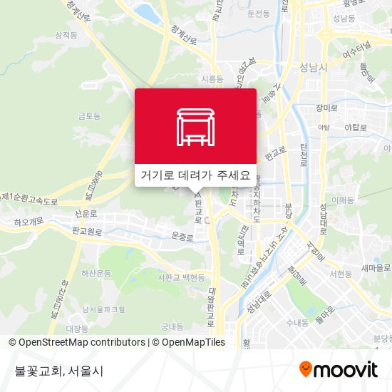 불꽃교회 지도