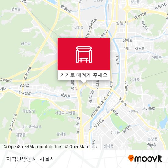 지역난방공사 지도