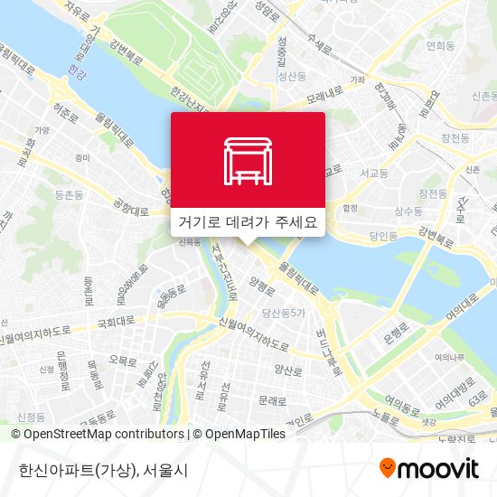 한신아파트(가상) 지도