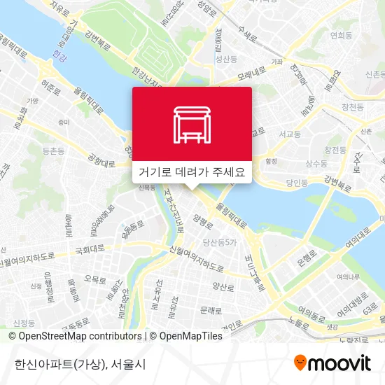 한신아파트(가상) 지도