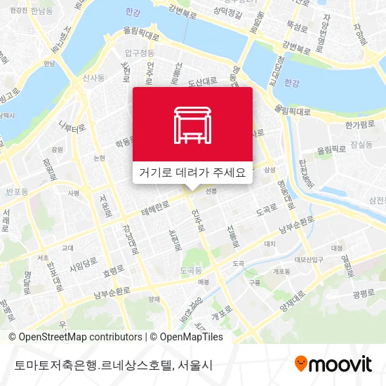 토마토저축은행.르네상스호텔 지도