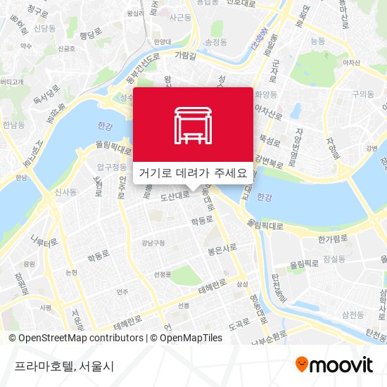 프라마호텔 지도