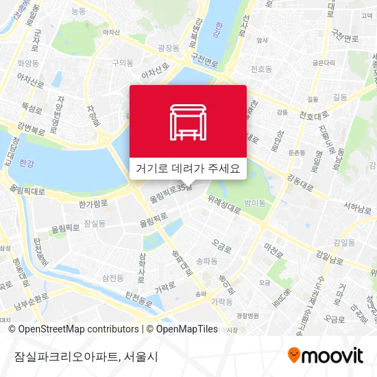 잠실파크리오아파트 지도
