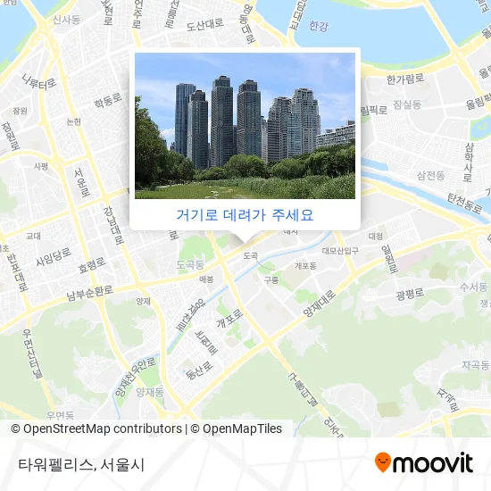 타워펠리스 지도