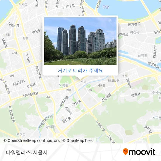 타워펠리스 지도