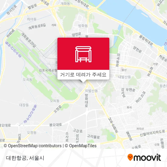 대한항공 지도