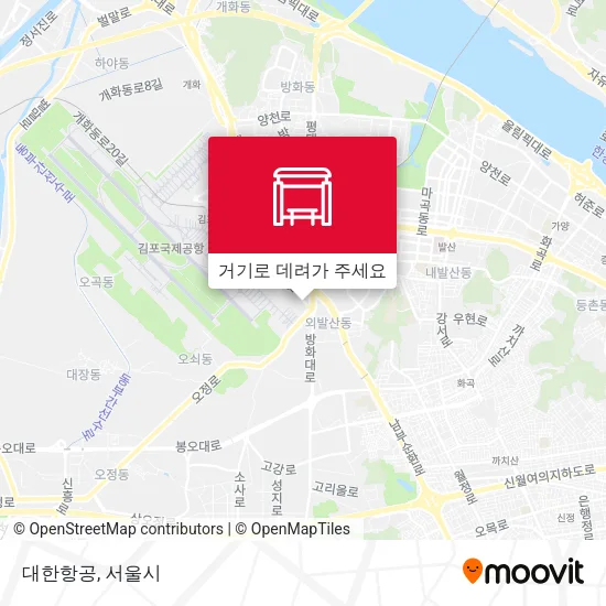 대한항공 지도
