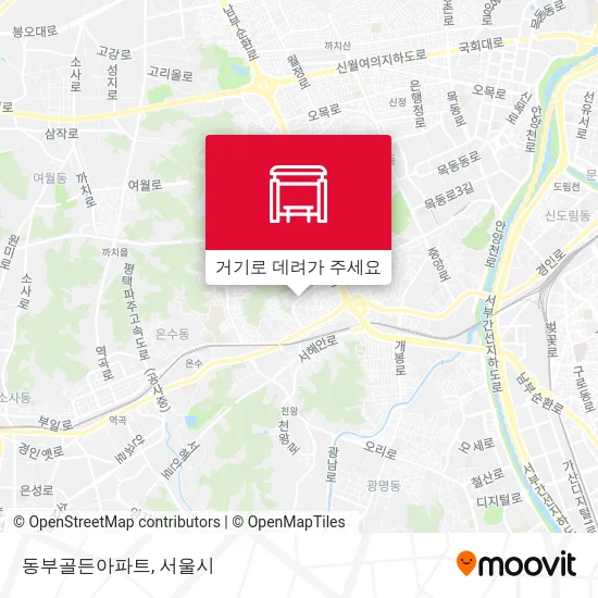 동부골든아파트 지도