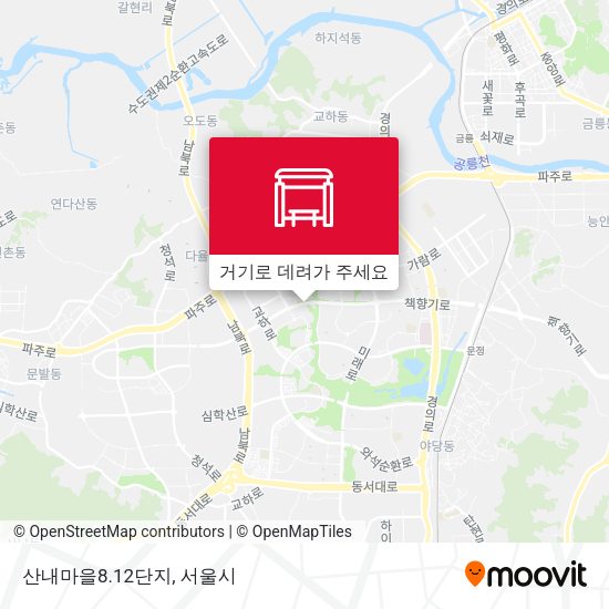산내마을8.12단지 지도