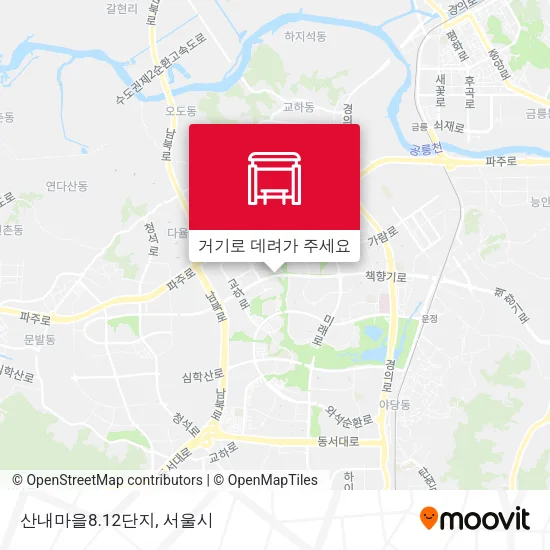 산내마을8.12단지 지도