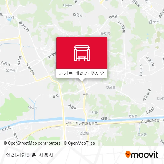 엘리지안타운 지도