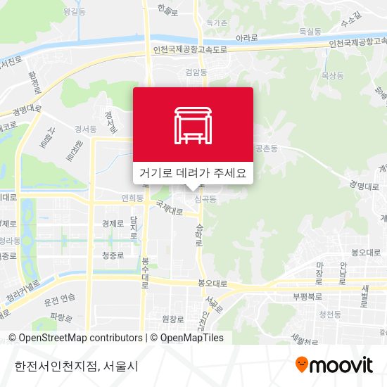 한전서인천지점 지도