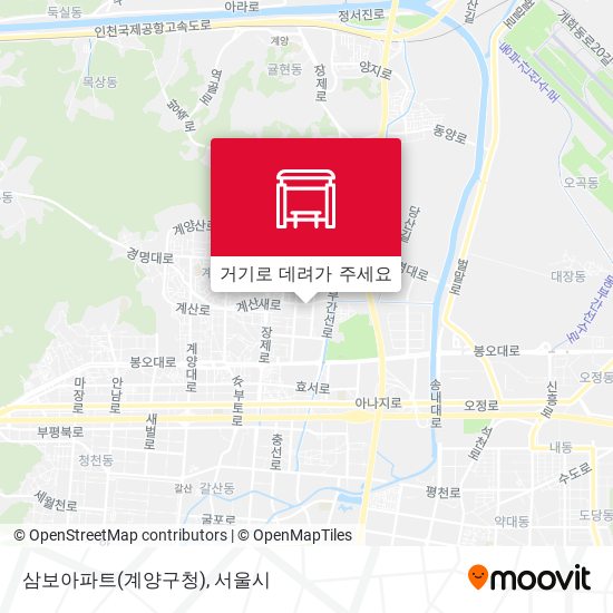 삼보아파트(계양구청) 지도