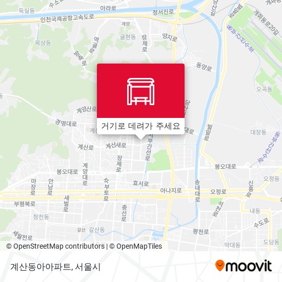 계산동아아파트 지도