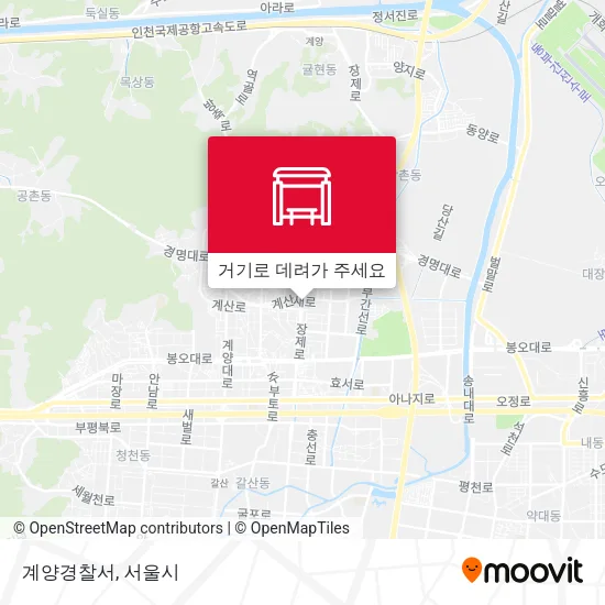 계양경찰서 지도