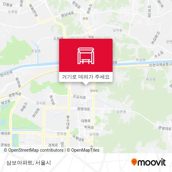 삼보아파트 지도