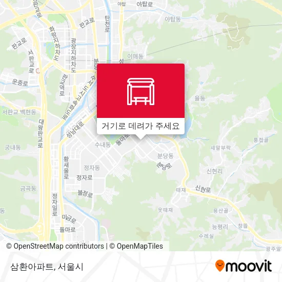 삼환아파트 지도