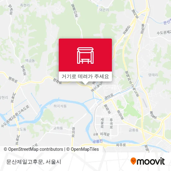 문산제일고후문 지도