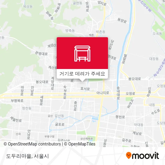 도두리마을 지도