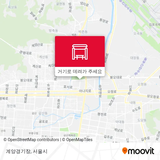 계양경기장 지도