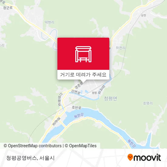 청평공영버스 지도