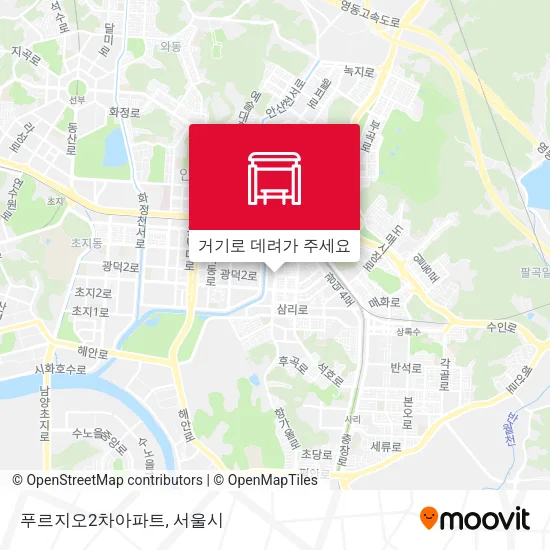 푸르지오2차아파트 지도