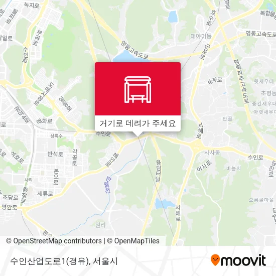 수인산업도로1(경유) 지도