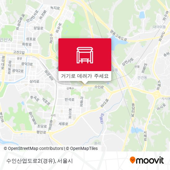 수인산업도로2(경유) 지도