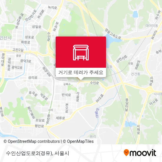 수인산업도로2(경유) 지도