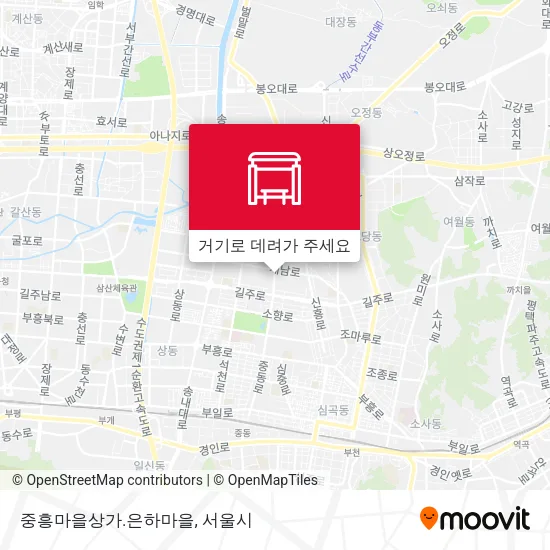 중흥마을상가.은하마을 지도