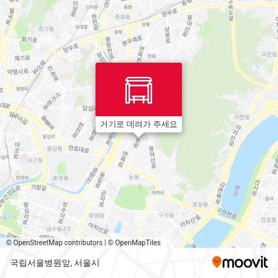 국립서울병원앞 지도