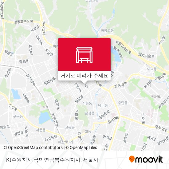 Kt수원지사.국민연금북수원지사 지도