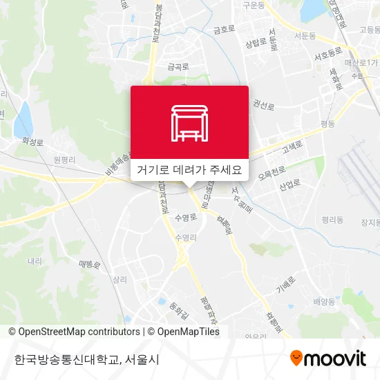 한국방송통신대학교 지도