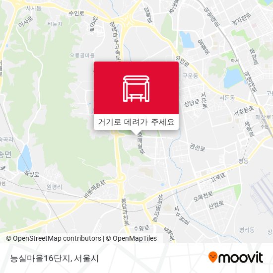 능실마을16단지 지도