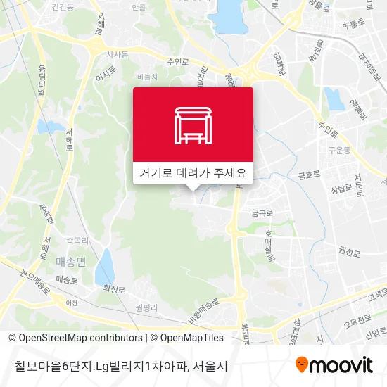 칠보마을6단지.Lg빌리지1차아파 지도