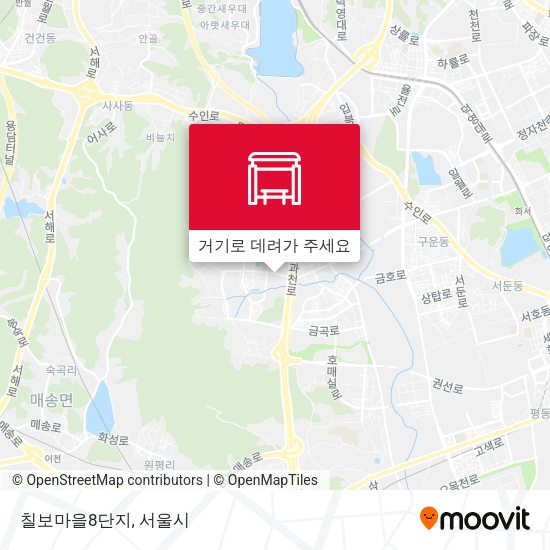 칠보마을8단지 지도
