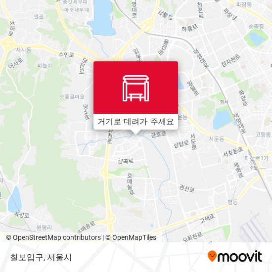 칠보입구 지도