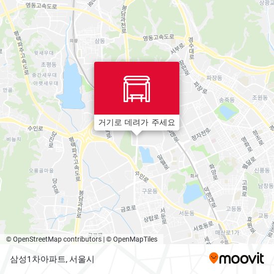 삼성1차아파트 지도