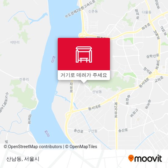 산남동 지도