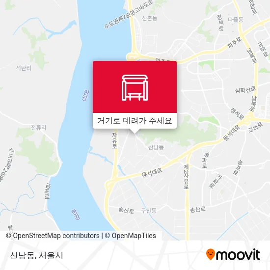 산남동 지도